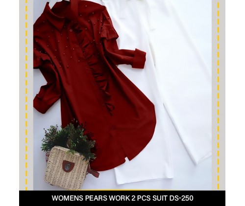 Womens Pears Work 2 Pcs Suit DS-250